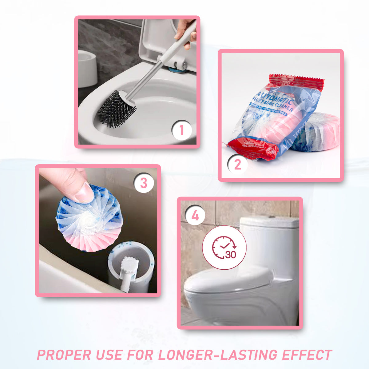 HerbAngel Automatic Toilet Bowl Cleaner Blocks