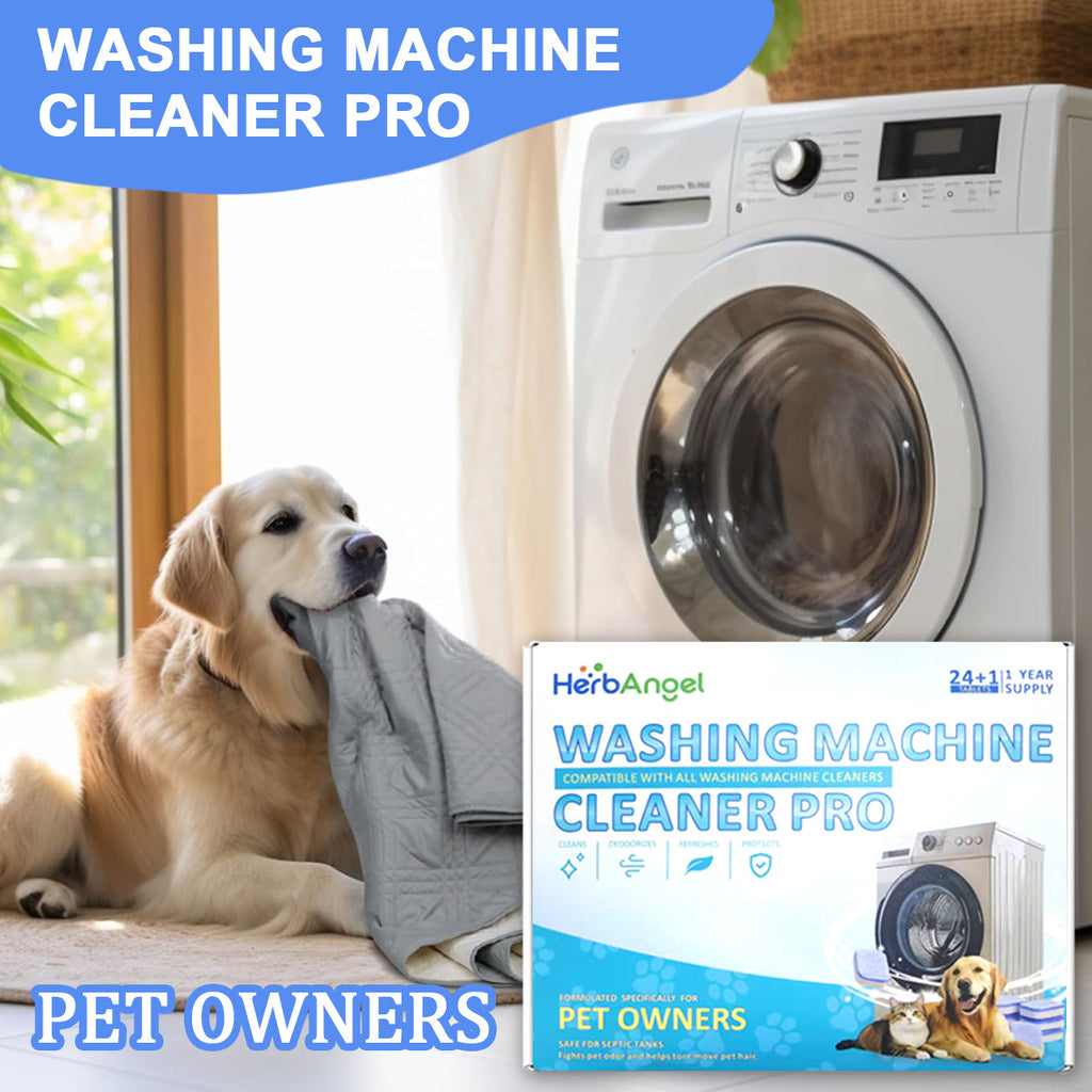 HerbAngel Washing Machine Cleaner Pro for Pet Owners (25 Tablets)