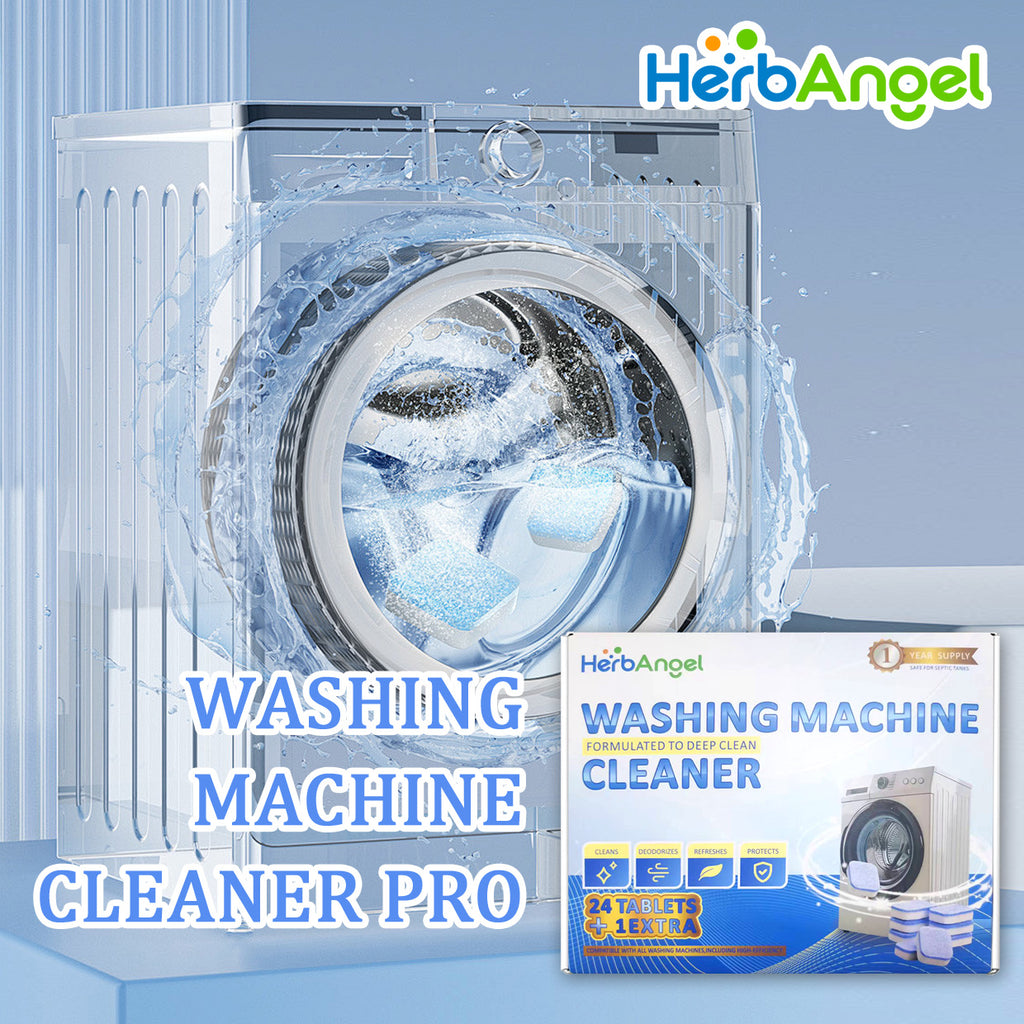 HerbAngel Washing Machine Cleaner Tablets (24+1 Pack)
