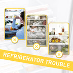 HerbAngel Fridge Deodorizer Balls, Odor Eliminator (4 Pack)