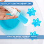 HerbAngel Toilet Gel Discs 6-in-1 (84 Flowers, Multi-Scent)