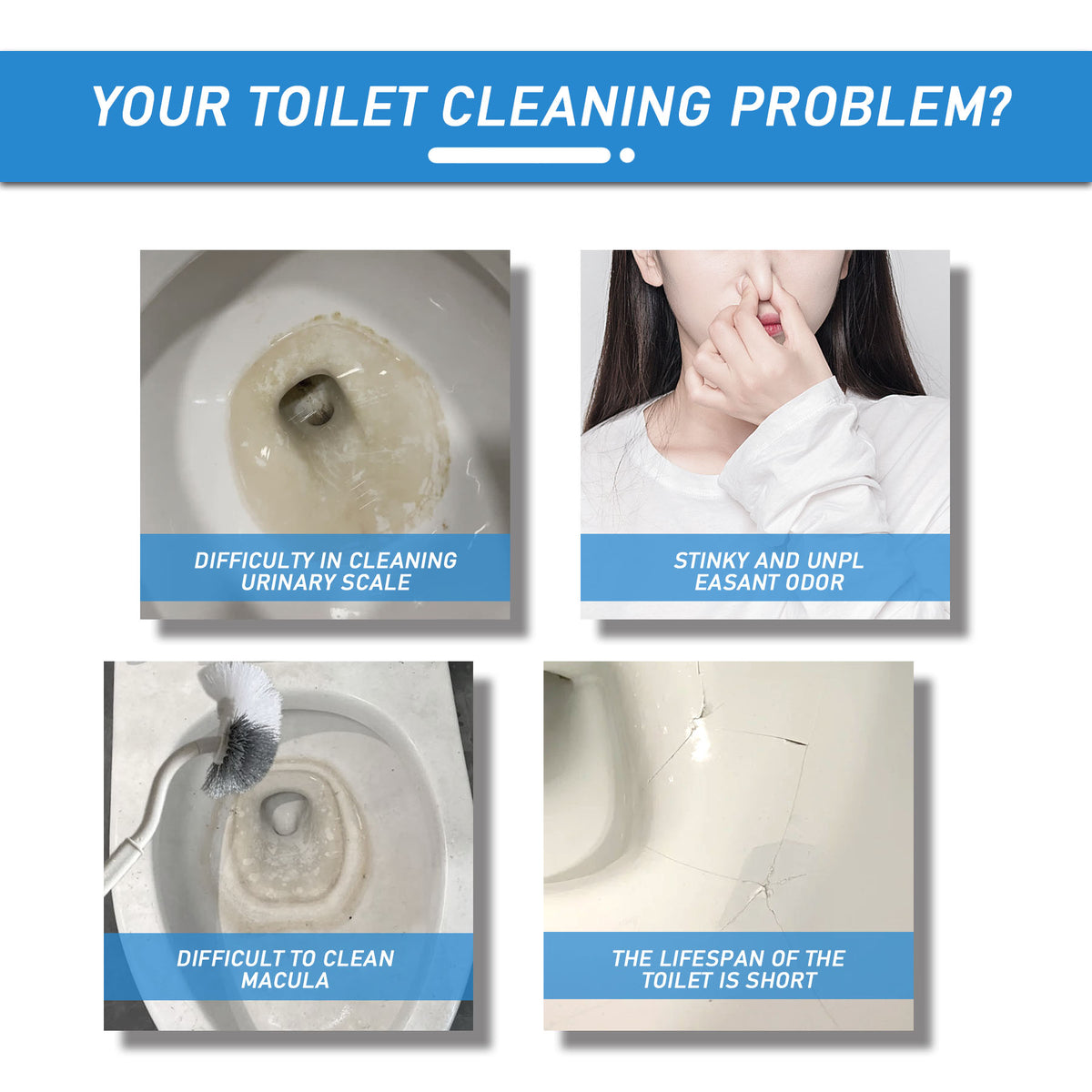 HerbAngel Toilet Gel Discs 6-in-1 (84 Flowers, Multi-Scent)