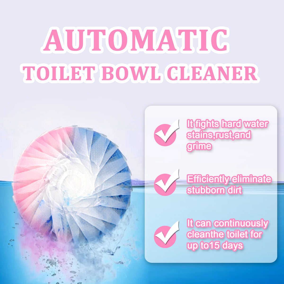 HerbAngel Automatic Toilet Bowl Cleaner Blocks