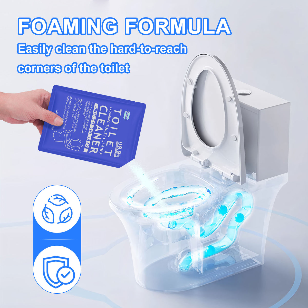 Ocean Fragrance No-Scrub Toilet Foam Cleaner