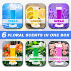 HerbAngel Toilet Gel Discs 6-in-1 (84 Flowers, Multi-Scent)