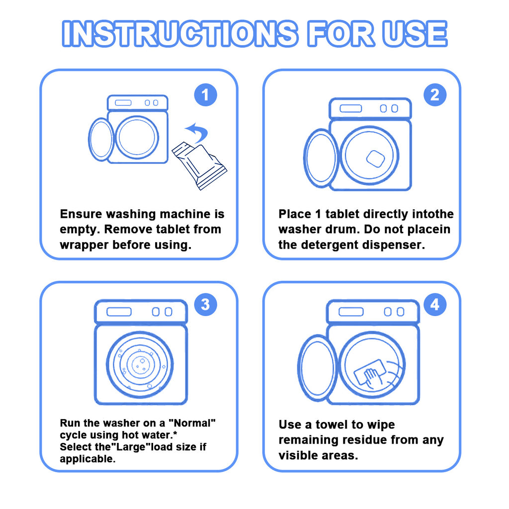 HerbAngel Washing Machine Cleaner Pro for Pet Owners (25 Tablets)