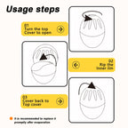 HerbAngel Fridge Deodorizer Balls, Odor Eliminator (4 Pack)