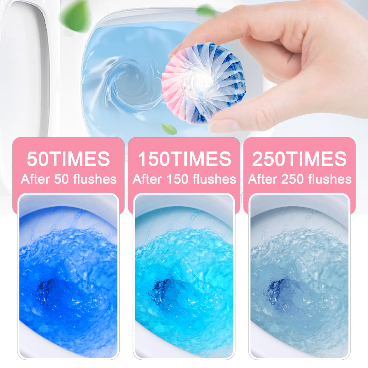 HerbAngel Automatic Toilet Bowl Cleaner Blocks