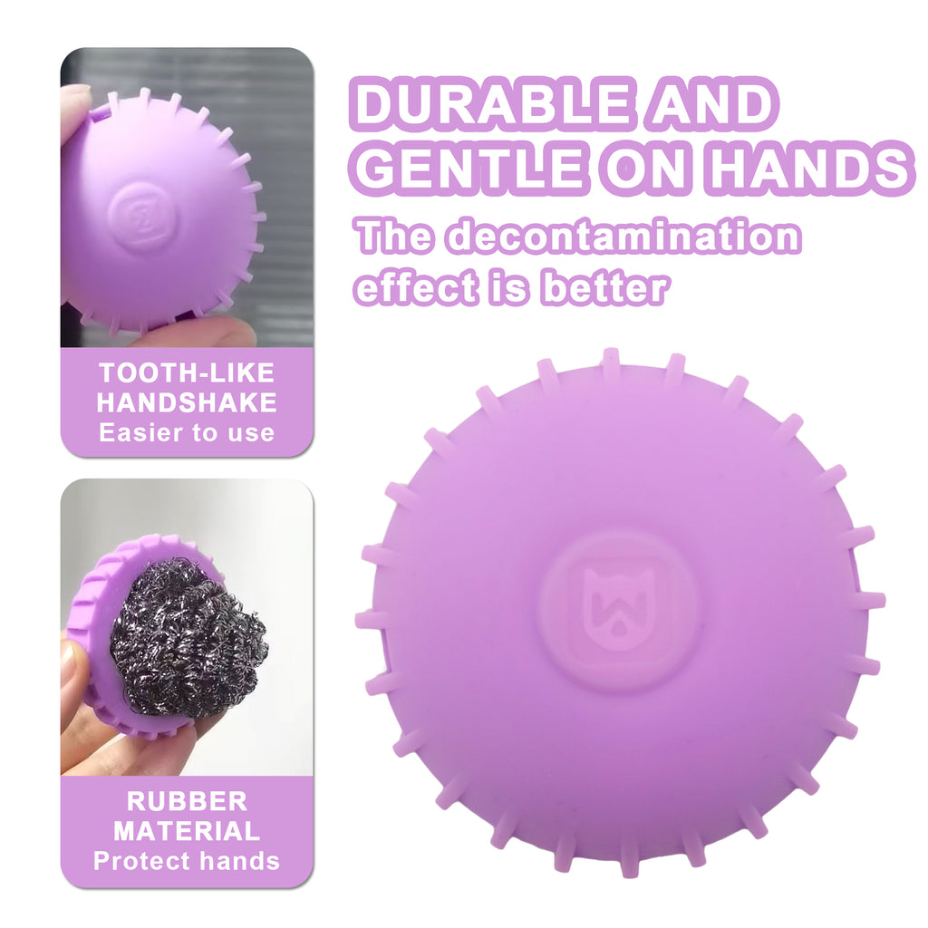 HerbAngel Multi-Functional Steel Wool Scrubber Brush