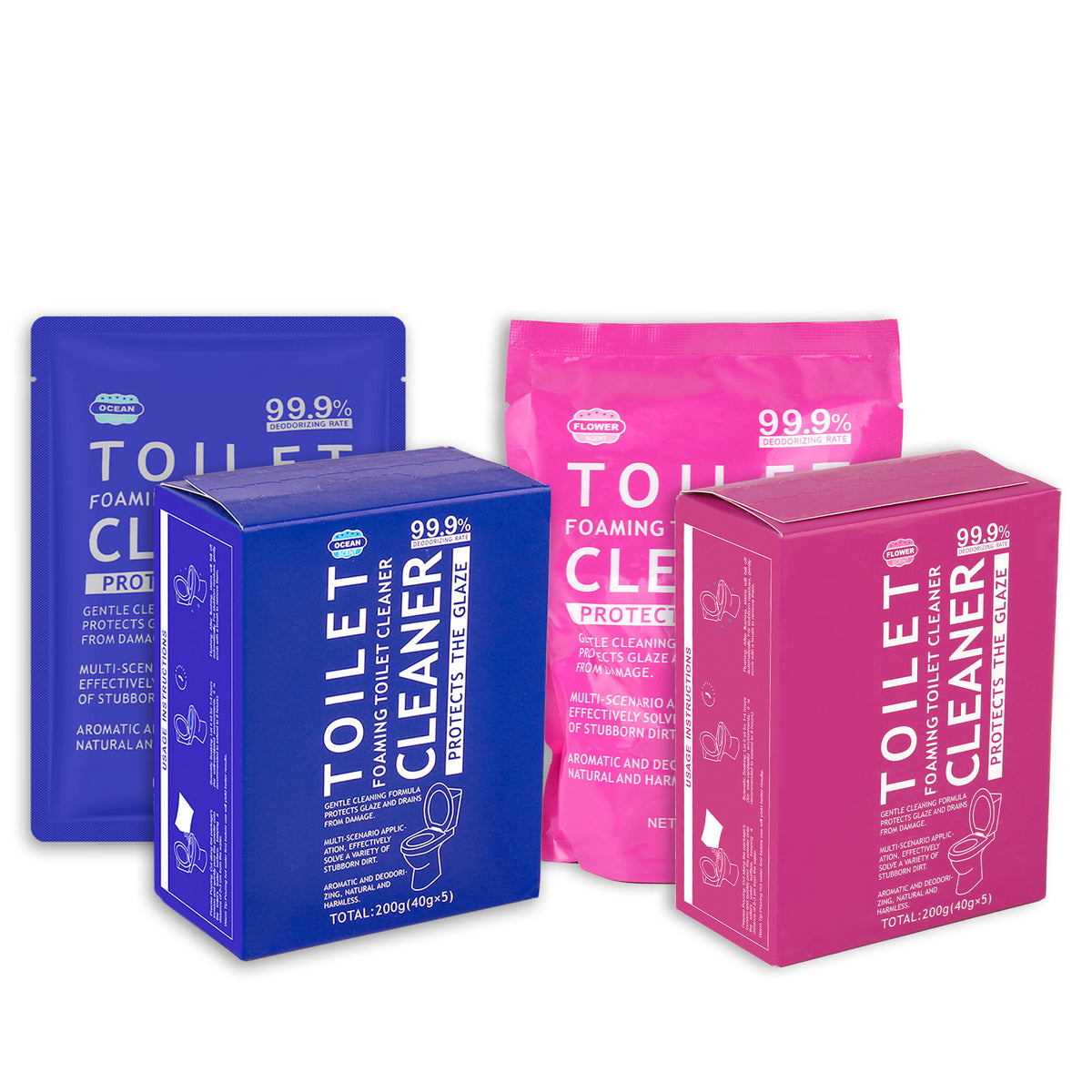Ocean Fragrance No-Scrub Toilet Foam Cleaner