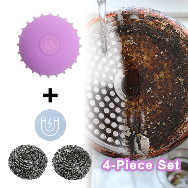 HerbAngel Multi-Functional Steel Wool Scrubber Brush