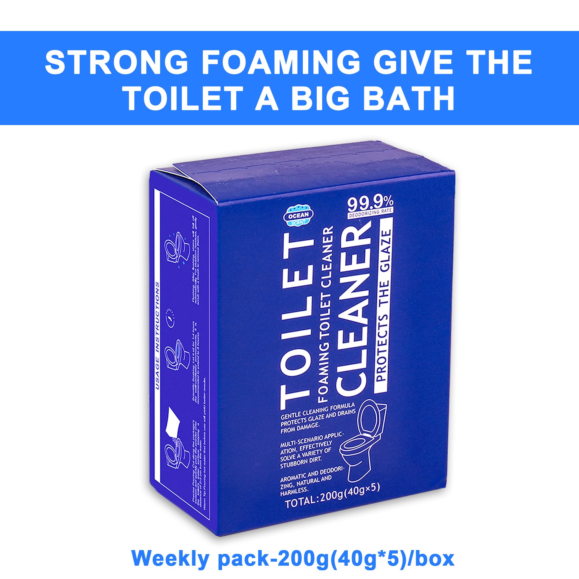 Ocean Fragrance No-Scrub Toilet Foam Cleaner